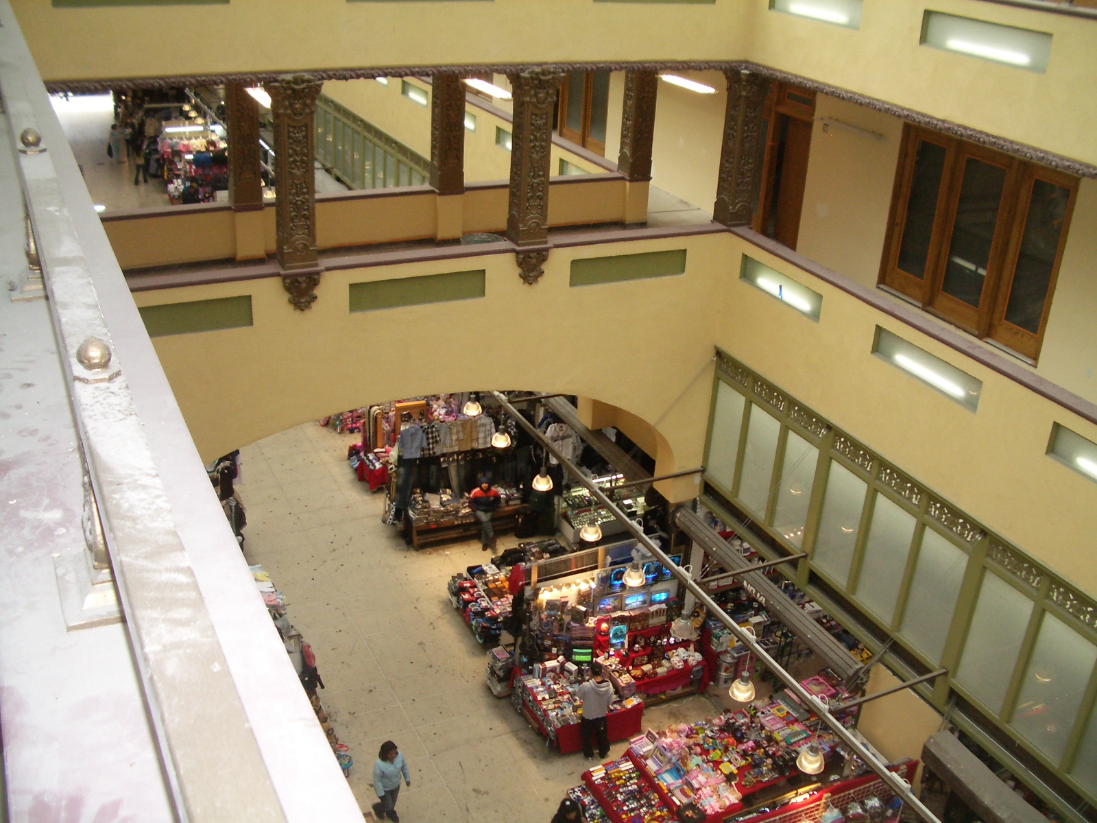 a high angle view of a building