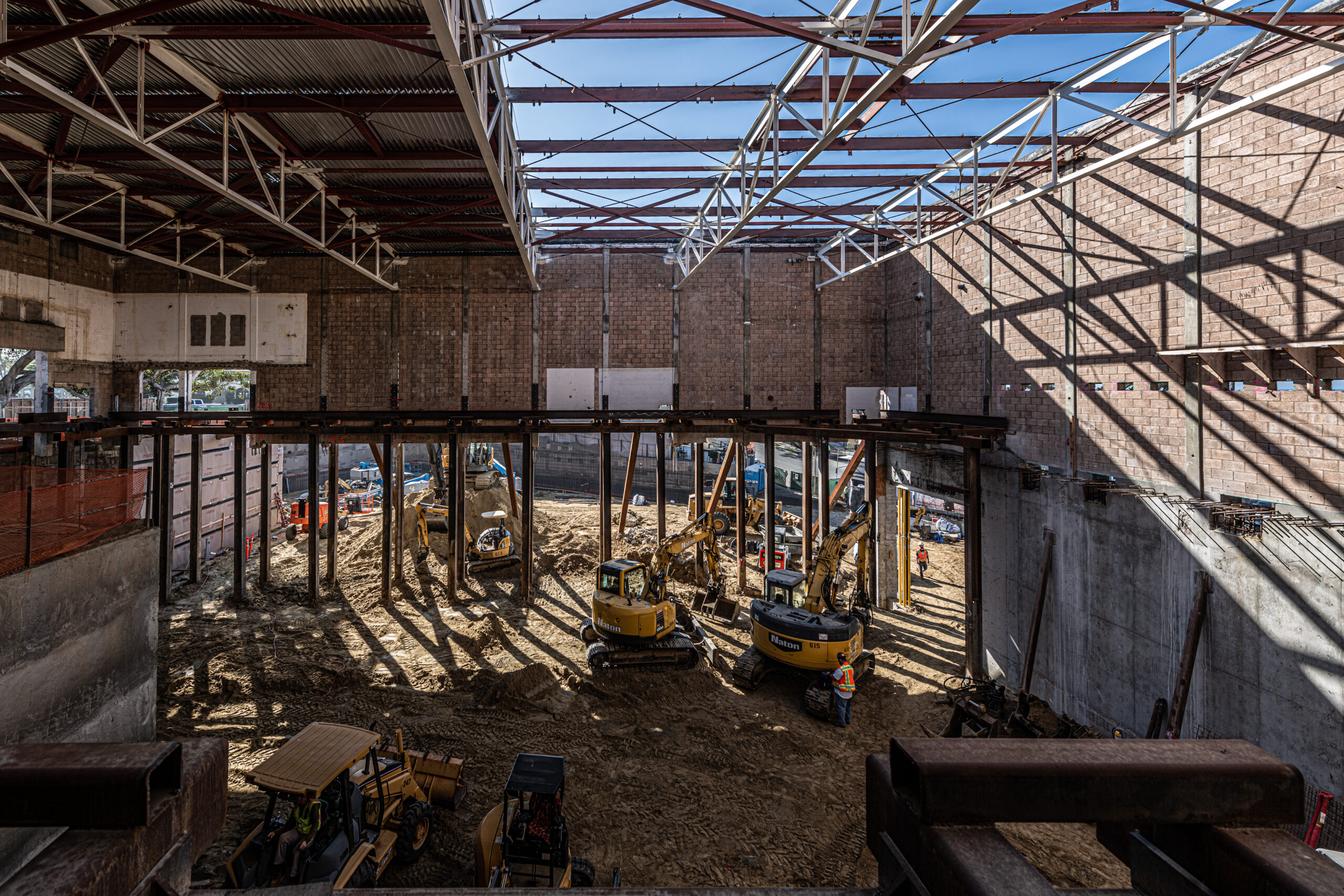 inside view of a warehouse