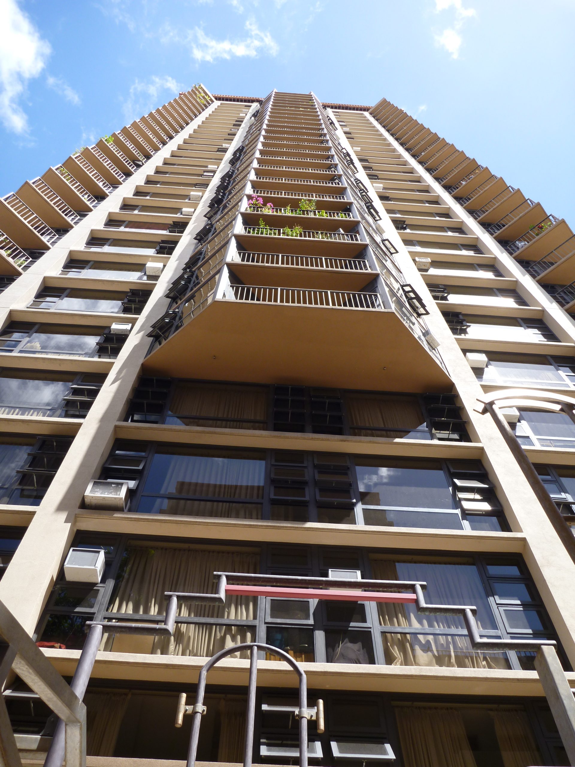 a building with a staircase