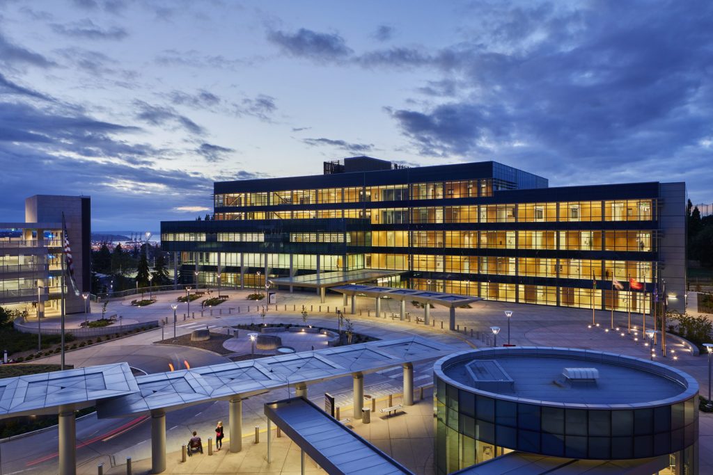 a large building with many windows